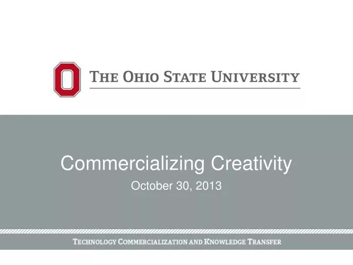 commercializing creativity october 30 2013
