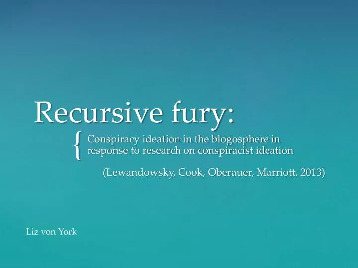 recursive fury