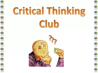 Critical Thinking Club