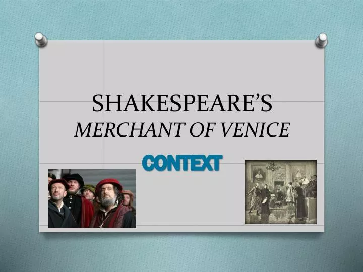shakespeare s merchant of venice