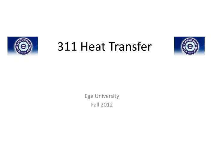 311 heat transfer