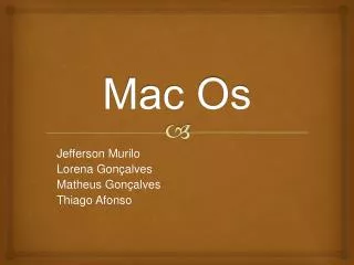 mac os