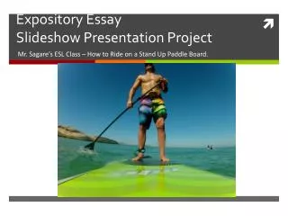 Expository Essay Slideshow Presentation Project