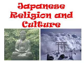 Japanese Religion and Culture