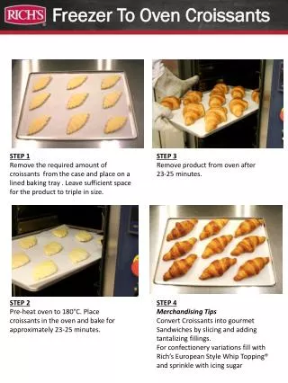 Freezer To O ven Croissants