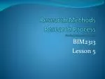Research Methods Research Process Finding Research Projects - slide 1