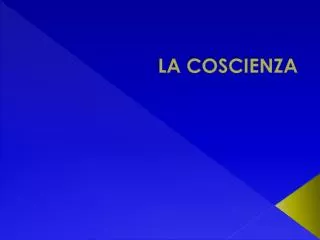la coscienza