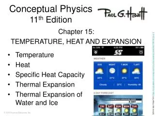 Conceptual Physics 11 th Edition