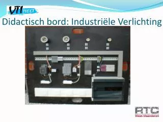 didactisch bord industri le verlichting