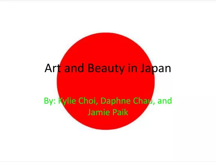 art and beauty in japan