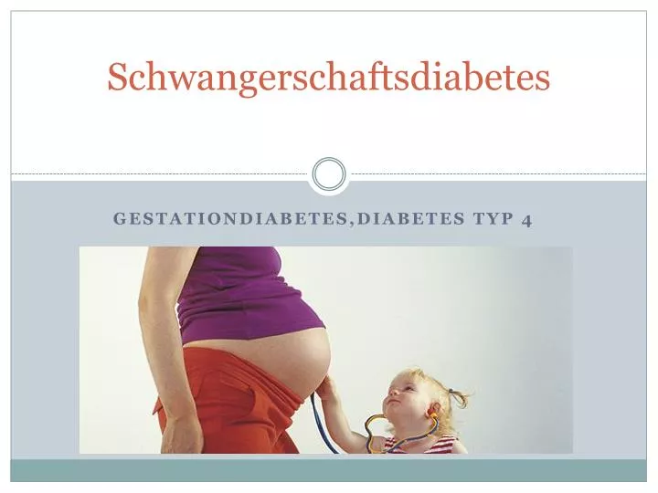 schwangerschaftsdiabetes