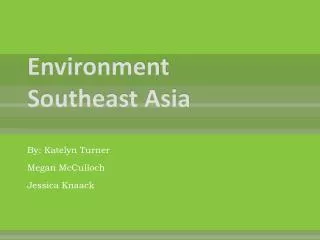 Environment Southeast Asia