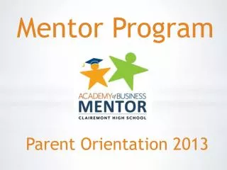 Parent Orientation 2013
