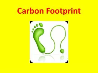 Carbon Footprint