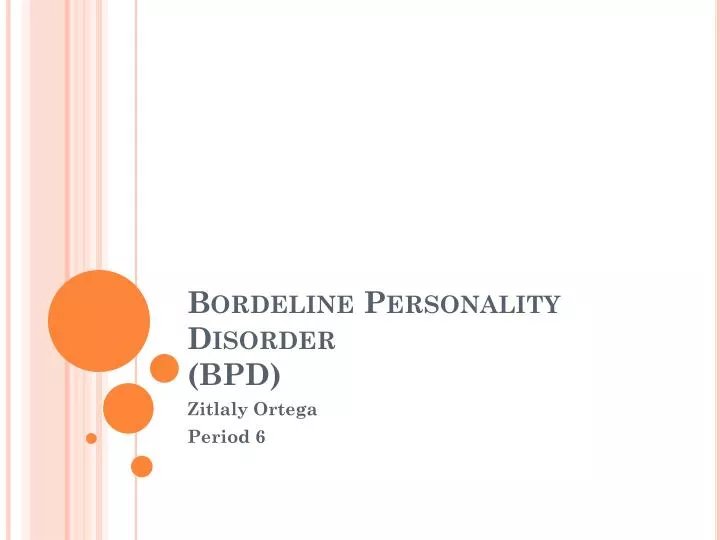 bordeline personality disorder bpd