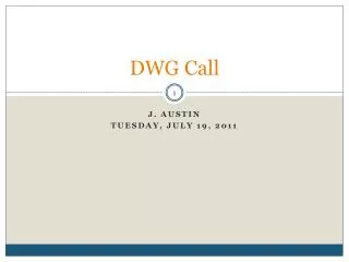 DWG Call