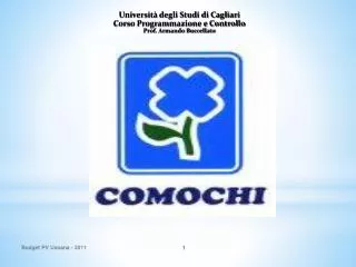 Università degli Studi di Cagliari Corso Programmazione e Controllo Prof. Armando Buccellato