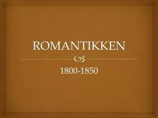 romantikken