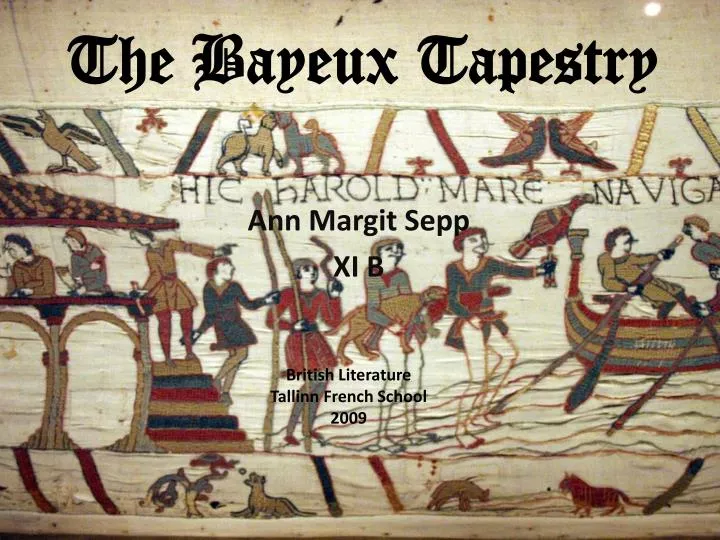 the bayeux tapestry
