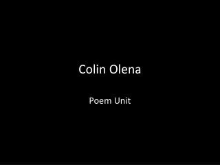 Colin Olena