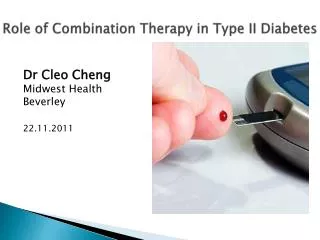 Role of Combination Therapy in Type II Diabetes