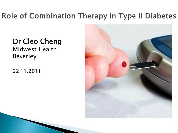 role of combination therapy in type ii diabetes