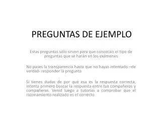preguntas de ejemplo