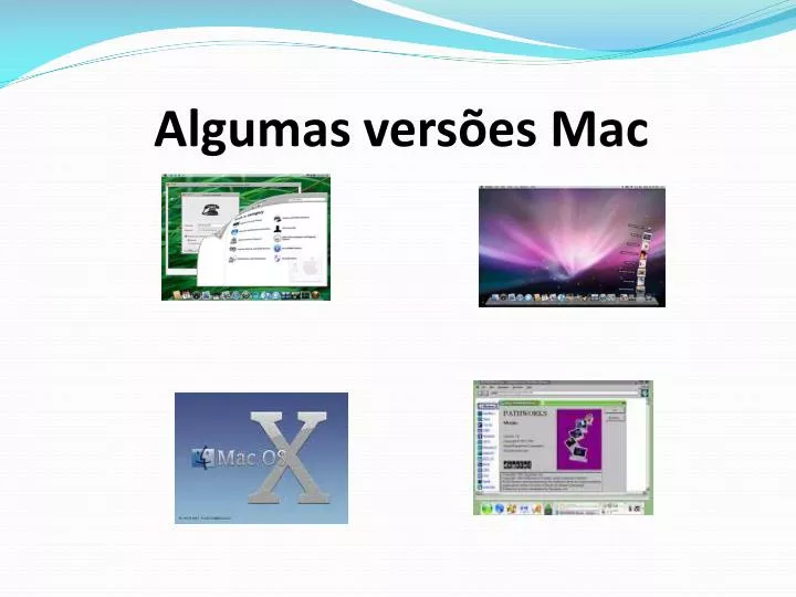 algumas vers es mac