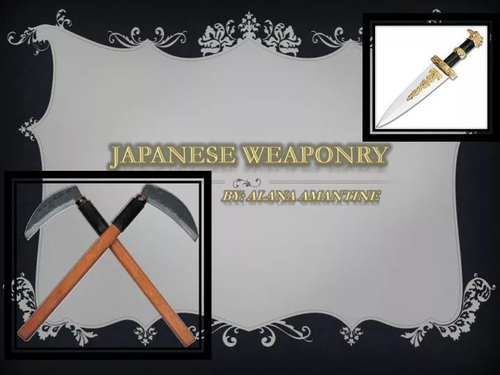 japanese weaponry