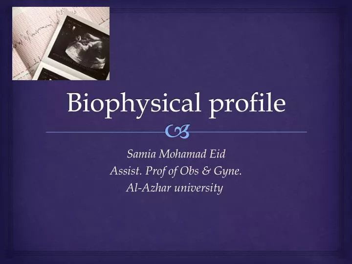 biophysical profile