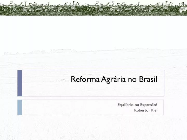 reforma agr ria no brasil