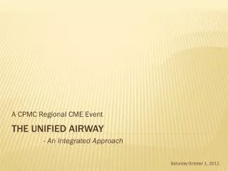 The unified Airway
