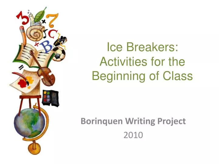 ice breakers activities for the beginning of class