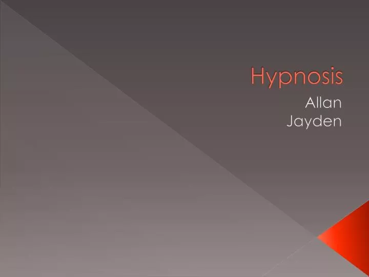 hypnosis