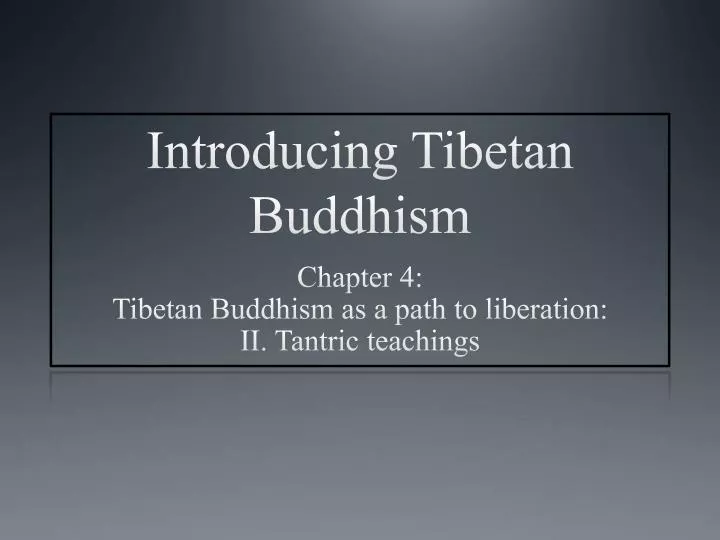 introducing tibetan buddhism