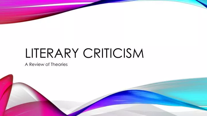 literary criticism