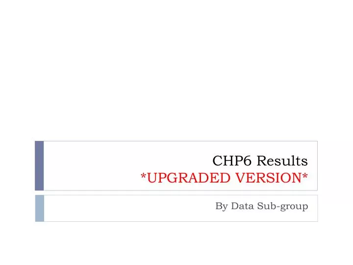 chp6 results upgraded version