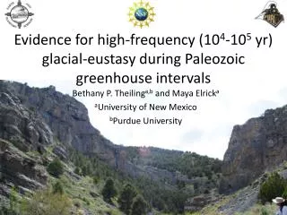 Evidence for high-frequency (10 4 -10 5 yr) glacial-eustasy during Paleozoic greenhouse intervals