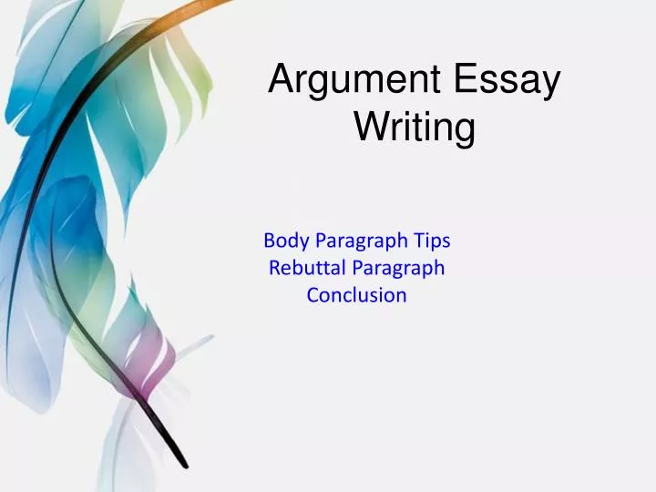 argument essay writing