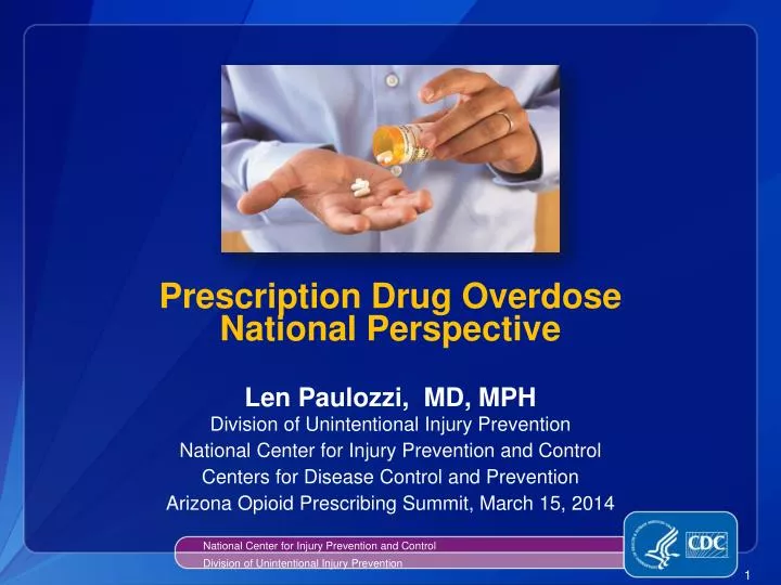 prescription drug overdose national perspective
