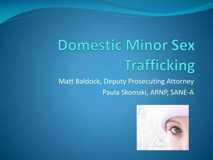domestic minor sex trafficking