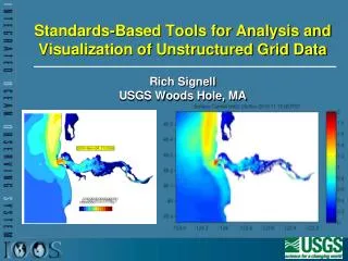Standards-Based Tools for Analysis and Visualization of Unstructured Grid Data