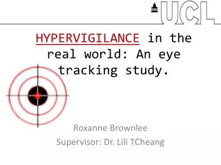 HYPERVIGILANCE in the real world: An eye tracking study.