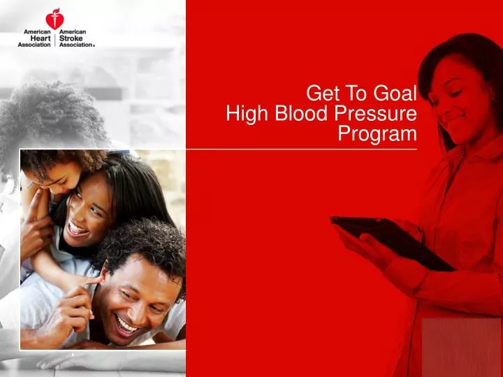 get to goal high blood pressure program