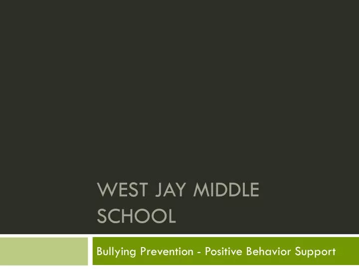 west jay middle school