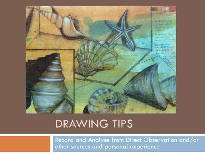 drawing tips