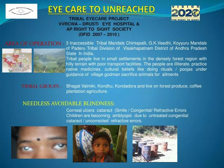 eye care to unreached