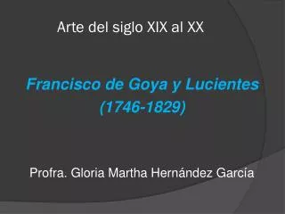 arte del siglo xix al xx