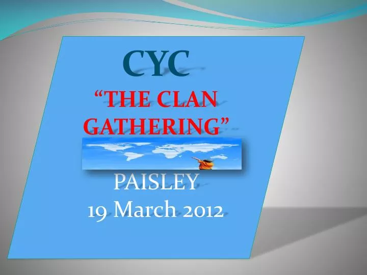 cyc the clan gathering paisley 19 march 2012