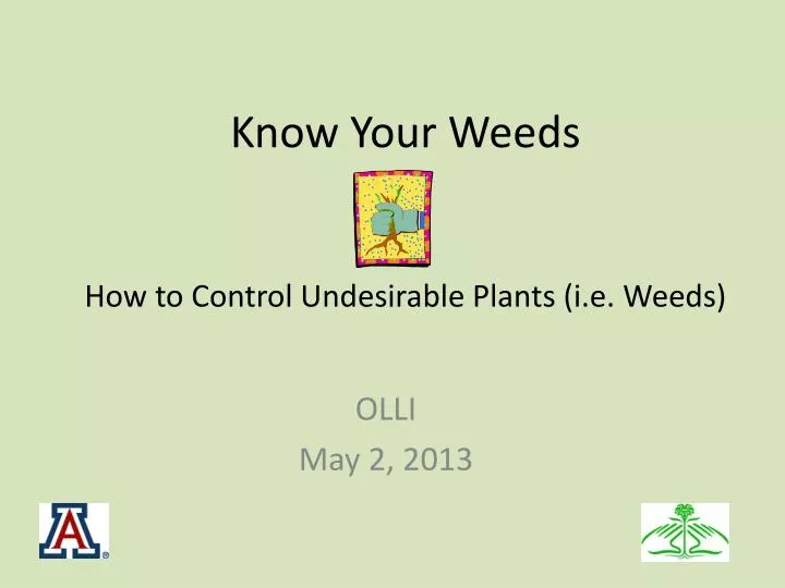 know your weeds how to control undesirable plants i e weeds
